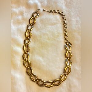 Vintage Monet Gold toned Chain Necklace